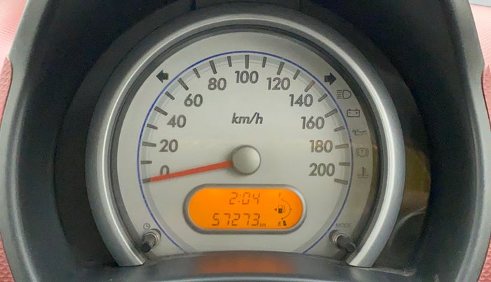 2014 Maruti Ritz VXI, Petrol, Manual, 57,273 km, Odometer Image