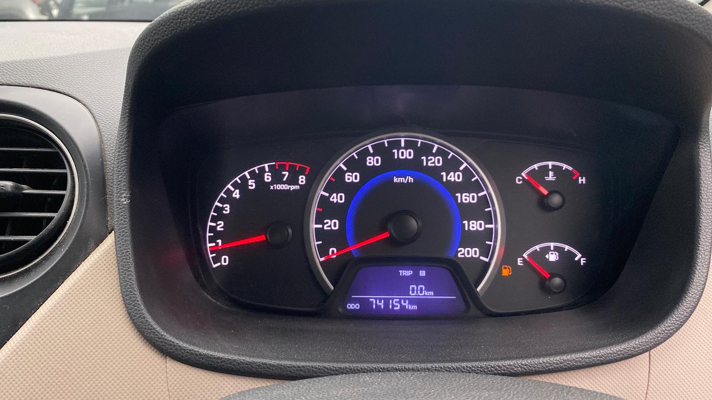 2017 Hyundai Grand i10 MAGNA 1.2 KAPPA VTVT, Petrol, Manual, 74,158 km, Odometer Image