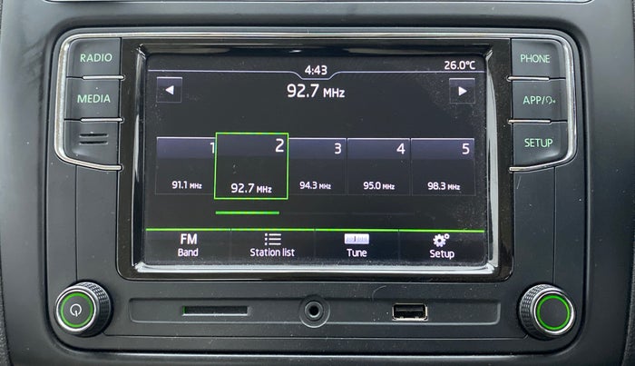 2018 Skoda Rapid 1.5 TDI AT STYLE PLUS, Diesel, Automatic, 33,945 km, Infotainment System