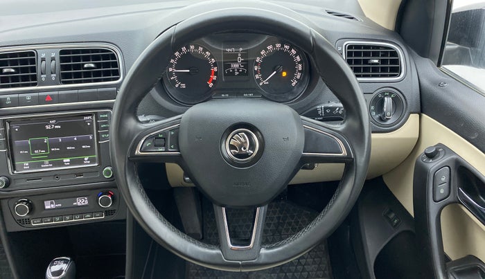 2018 Skoda Rapid 1.5 TDI AT STYLE PLUS, Diesel, Automatic, 33,945 km, Steering Wheel Close Up