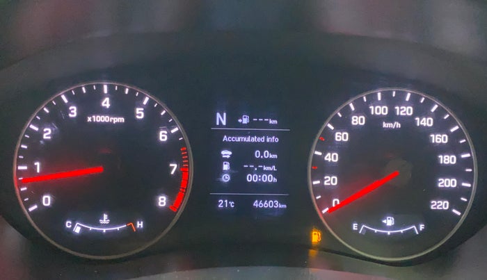 2019 Hyundai Elite i20 ASTA (O) CVT, Petrol, Automatic, 46,602 km, Odometer Image