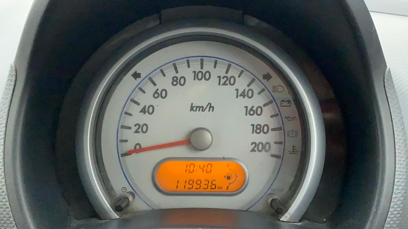 2012 Maruti Ritz LXI, Petrol, Manual, 1,19,936 km, Odometer Image
