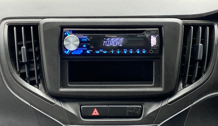 2017 Maruti Baleno SIGMA PETROL 1.2, Petrol, Manual, 63,675 km, Infotainment System