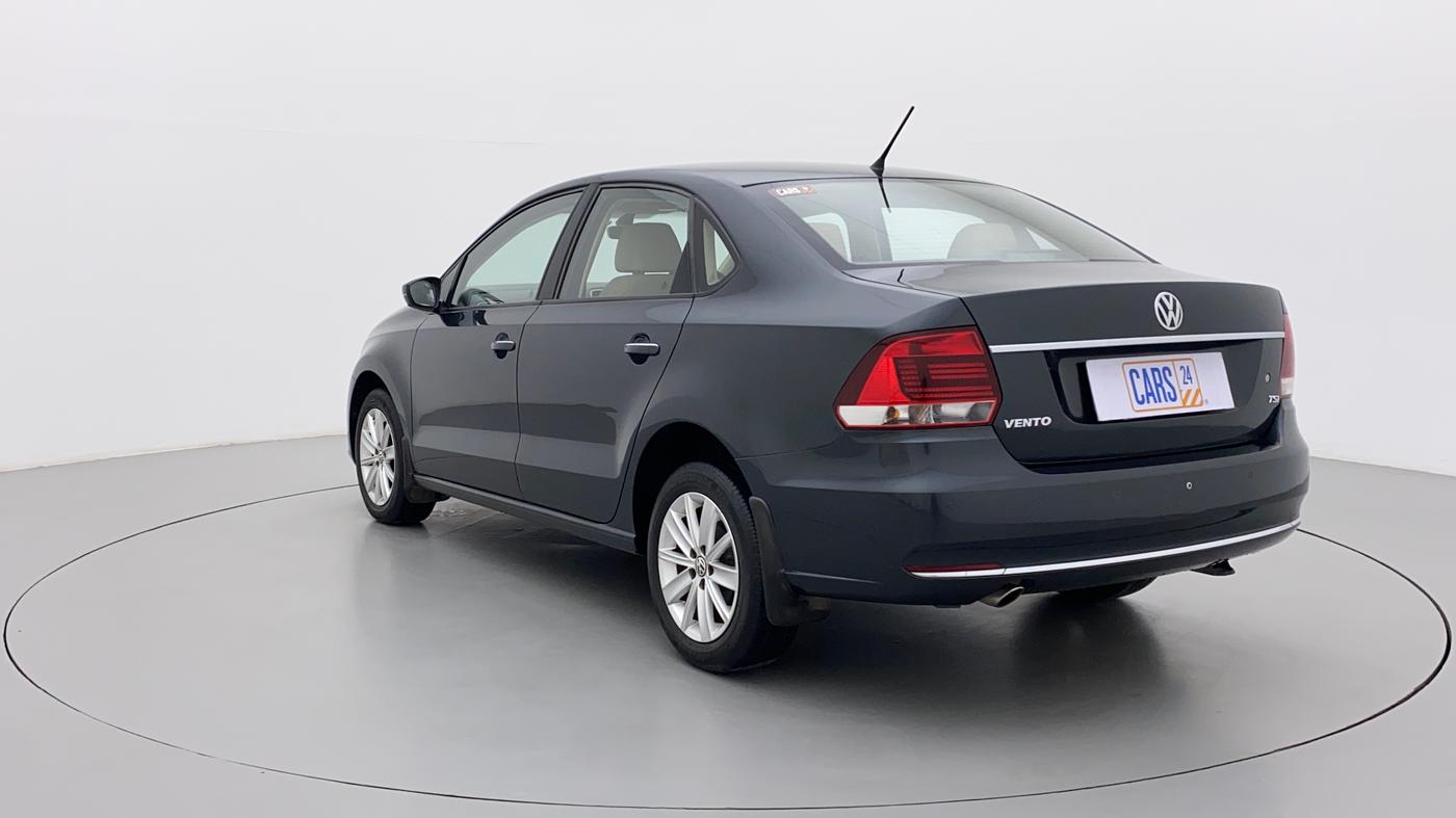 2018 Volkswagen Vento HIGHLINE PLUS 1.2 AT 16 ALLOY, Petrol, Automatic, 67,875 km, Left Back Diagonal