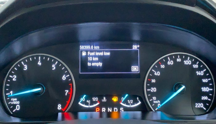 2019 Ford Ecosport TITANIUM + 1.5L PETROL AT, Petrol, Automatic, 58,398 km, Odometer Image