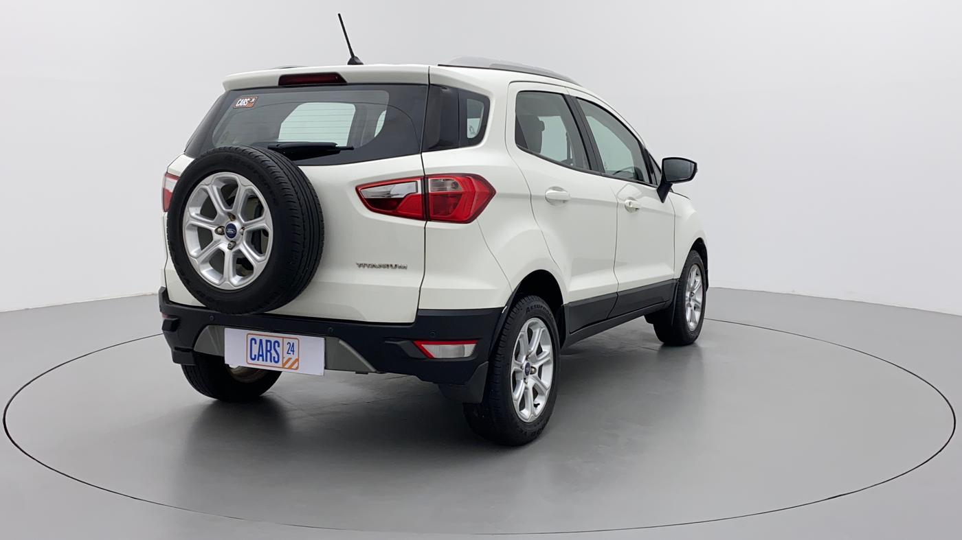 2019 Ford Ecosport TITANIUM + 1.5L PETROL AT, Petrol, Automatic, 58,398 km, Right Back Diagonal