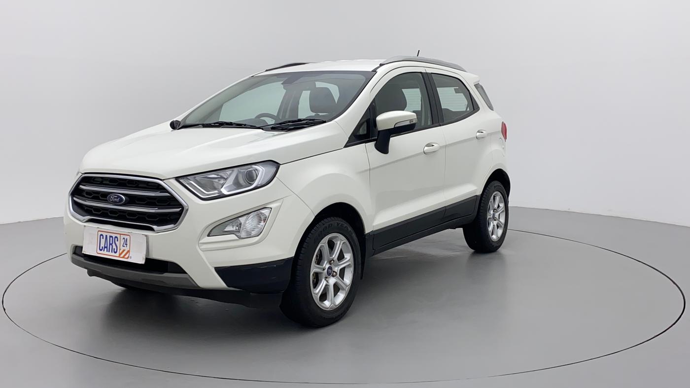 2019 Ford Ecosport TITANIUM + 1.5L PETROL AT, Petrol, Automatic, 58,398 km, Left Front Diagonal