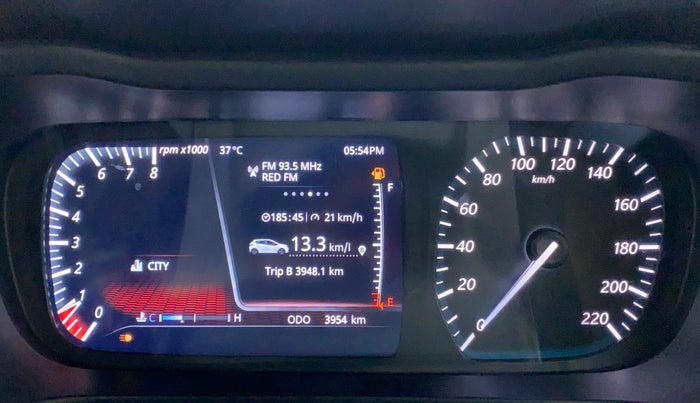 2021 Tata ALTROZ XZ 1.2, Petrol, Manual, 4,009 km, Odometer Image
