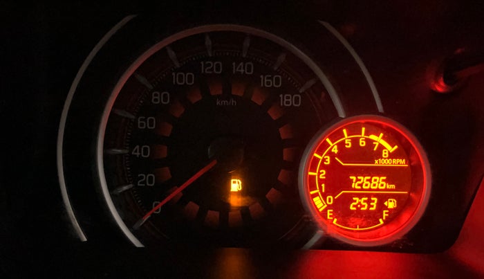 2019 Maruti New Wagon-R ZXI 1.2, Petrol, Manual, 72,677 km, Odometer Image