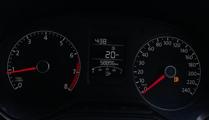 2017 Volkswagen Polo HIGHLINE1.2L, Petrol, Manual, 58,893 km, Odometer Image