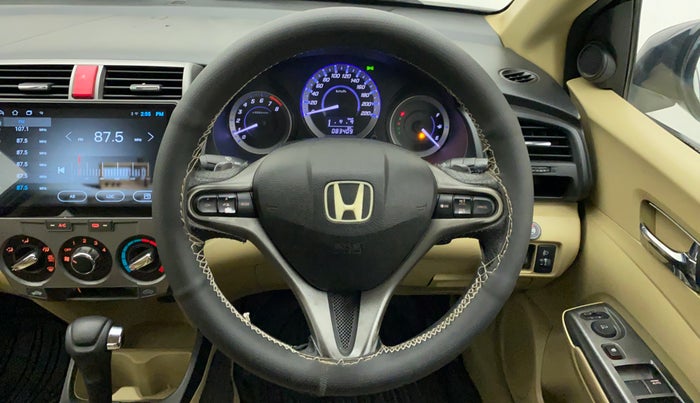 2012 Honda City 1.5L I-VTEC V AT SUNROOF, CNG, Automatic, 83,570 km, Steering Wheel Close Up