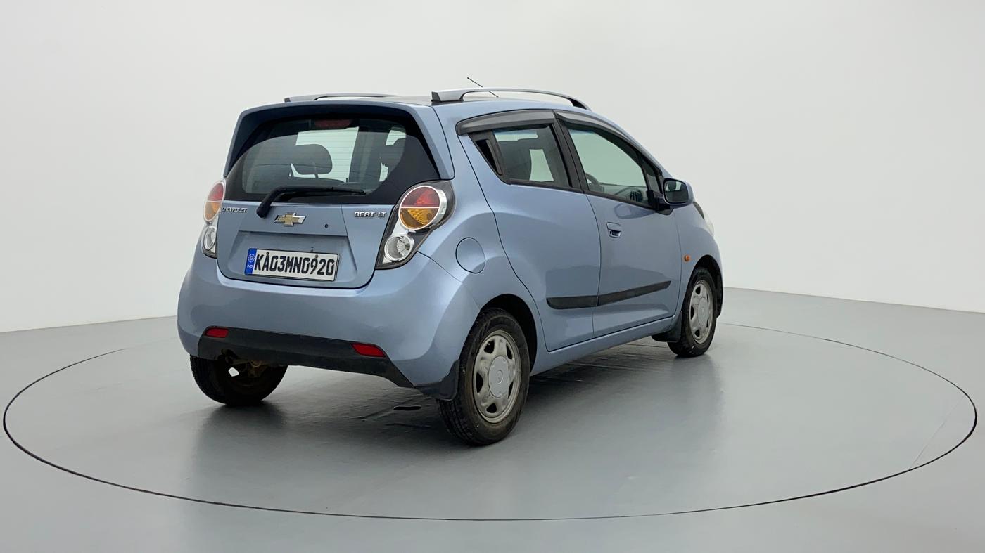2010 Chevrolet Beat LT PETROL, Petrol, Manual, 33,389 km, Right Back Diagonal