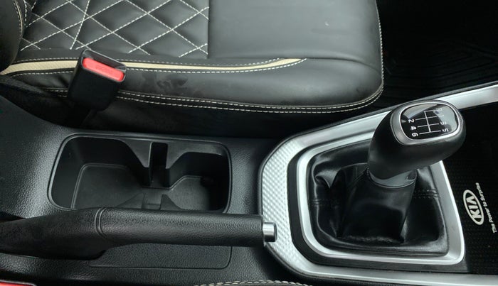 2020 KIA SONET HTX 1.0 IMT, Petrol, Manual, 18,239 km, Gear Lever