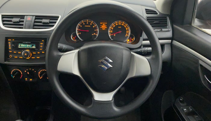 2012 Maruti Swift VXI, Petrol, Manual, 35,682 km, Steering Wheel Close Up