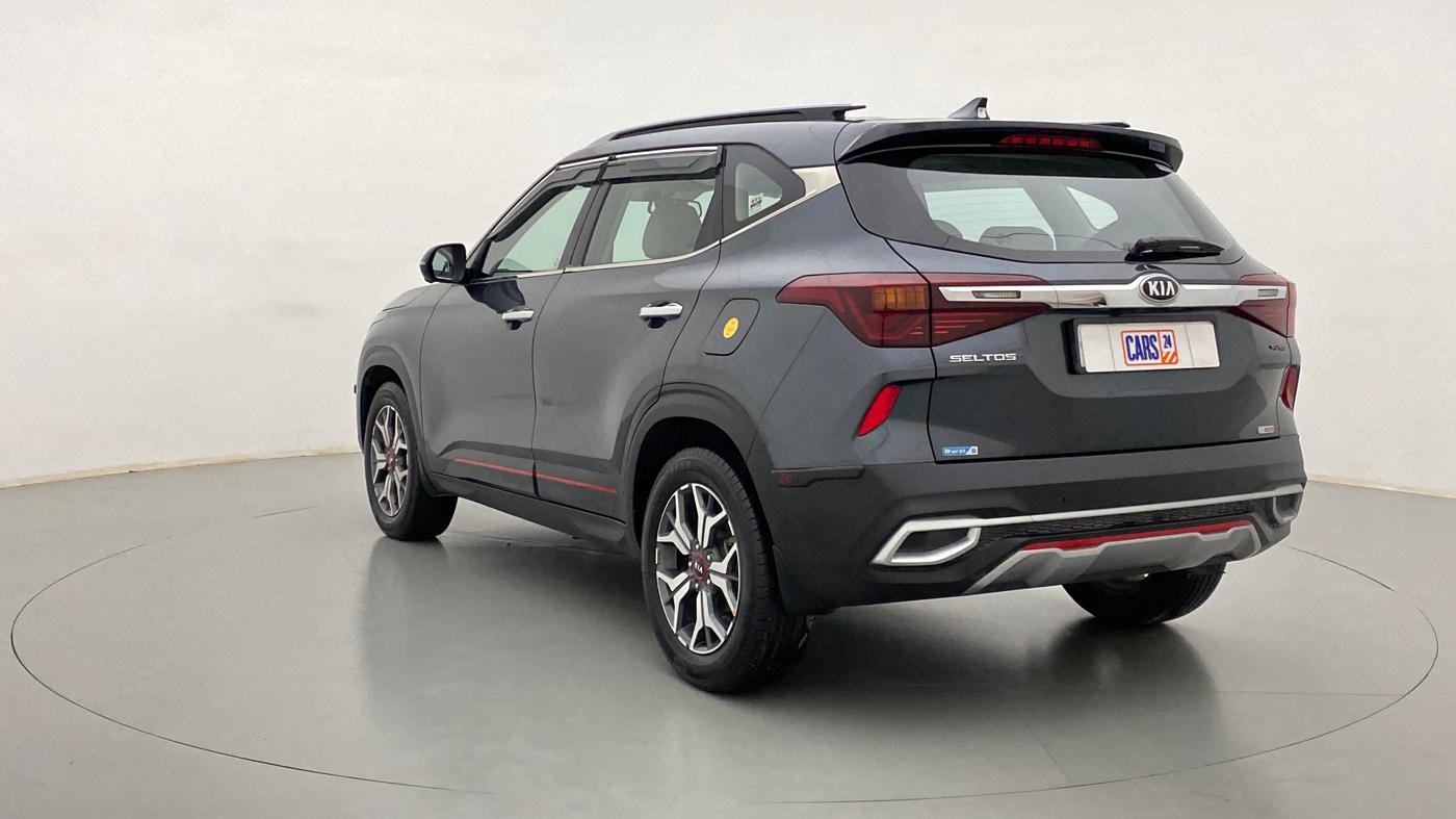 2019 KIA SELTOS GTX + AT PETROL, Petrol, Automatic, 19,538 km, Left Back Diagonal