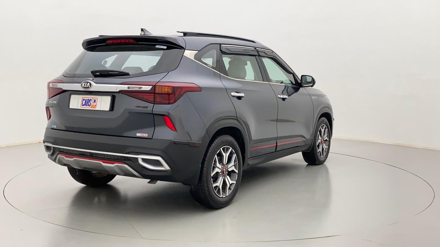 2019 KIA SELTOS GTX + AT PETROL, Petrol, Automatic, 19,538 km, Right Back Diagonal