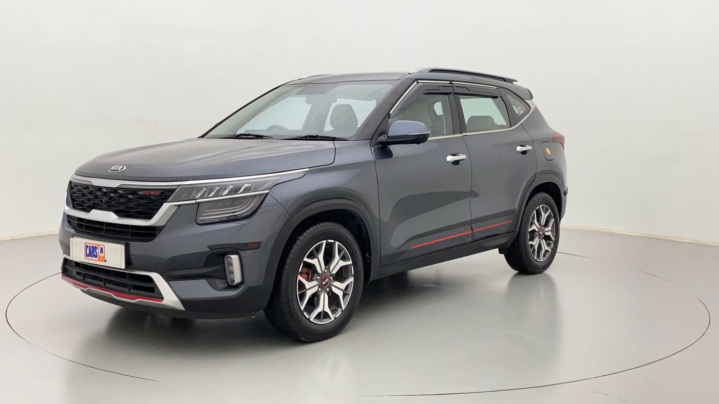 2019 KIA SELTOS GTX + AT PETROL, Petrol, Automatic, 19,538 km, Left Front Diagonal