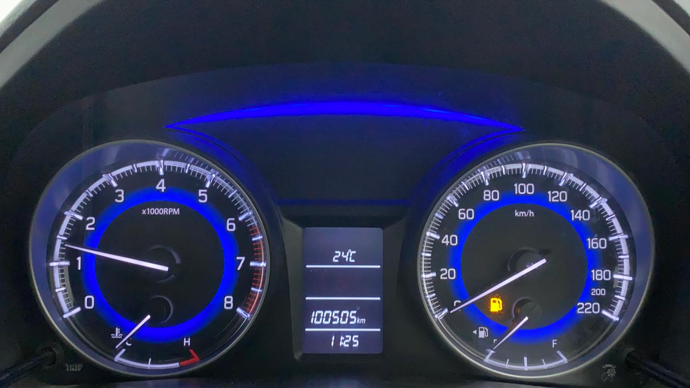 2016 Maruti Baleno DELTA PETROL 1.2, Petrol, Manual, 1,00,505 km, Odometer Image