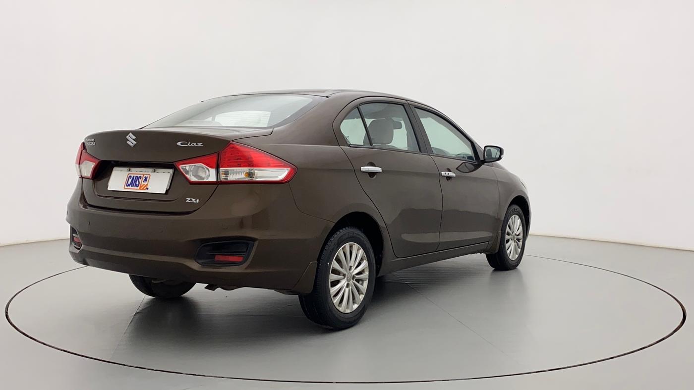 2016 Maruti Ciaz ZXI, Petrol, Manual, 63,300 km, Right Back Diagonal