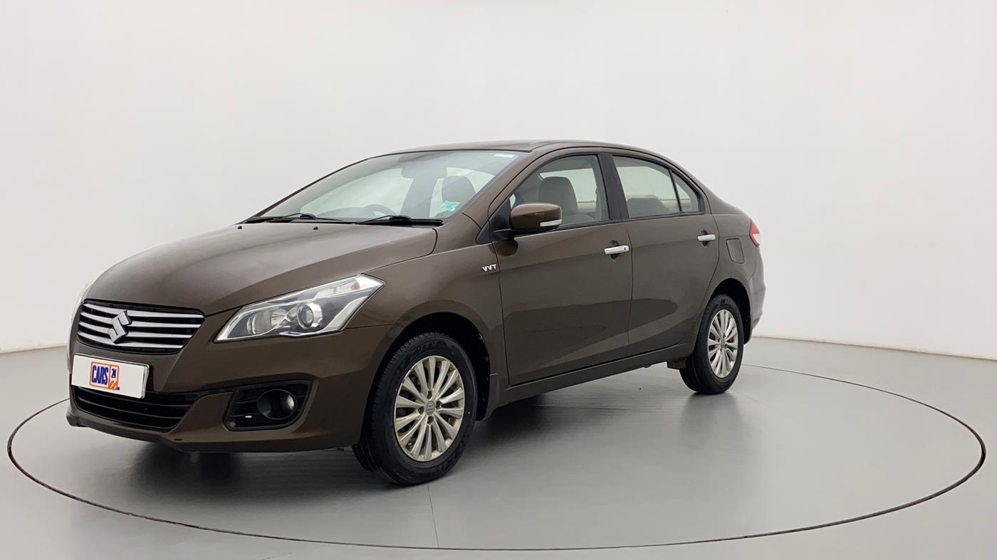 2016 Maruti Ciaz ZXI, Petrol, Manual, 63,300 km, Left Front Diagonal