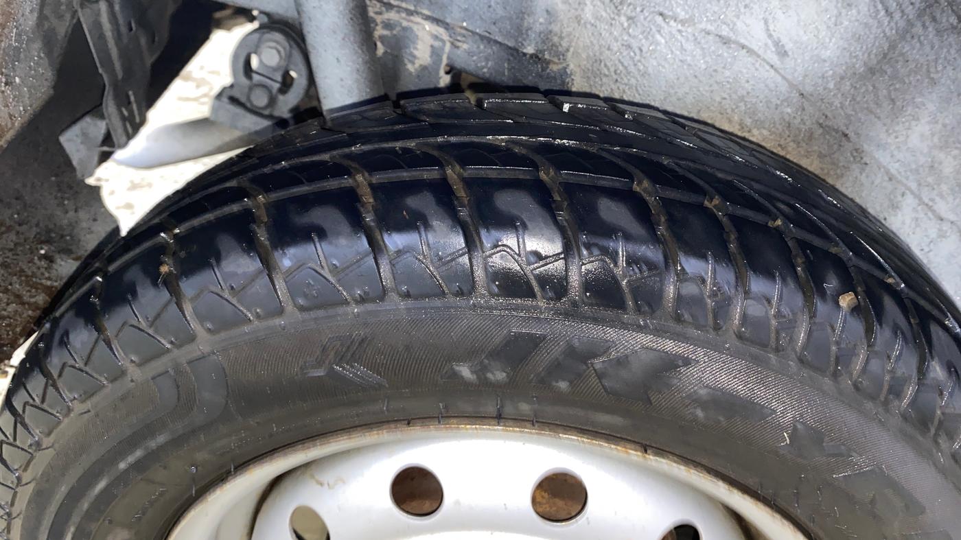 2014 Maruti Wagon R 1.0 LXI CNG, CNG, Manual, 34,754 km, Right Rear Tyre Tread