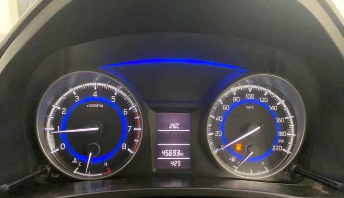 2017 Maruti Baleno DELTA PETROL 1.2, Petrol, Manual, 45,692 km, Odometer Image