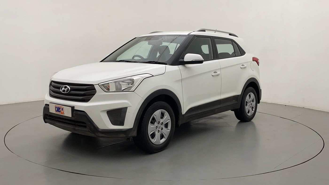 2017 Hyundai Creta E PLUS 1.6 PETROL, Petrol, Manual, 25,467 km, Left Front Diagonal
