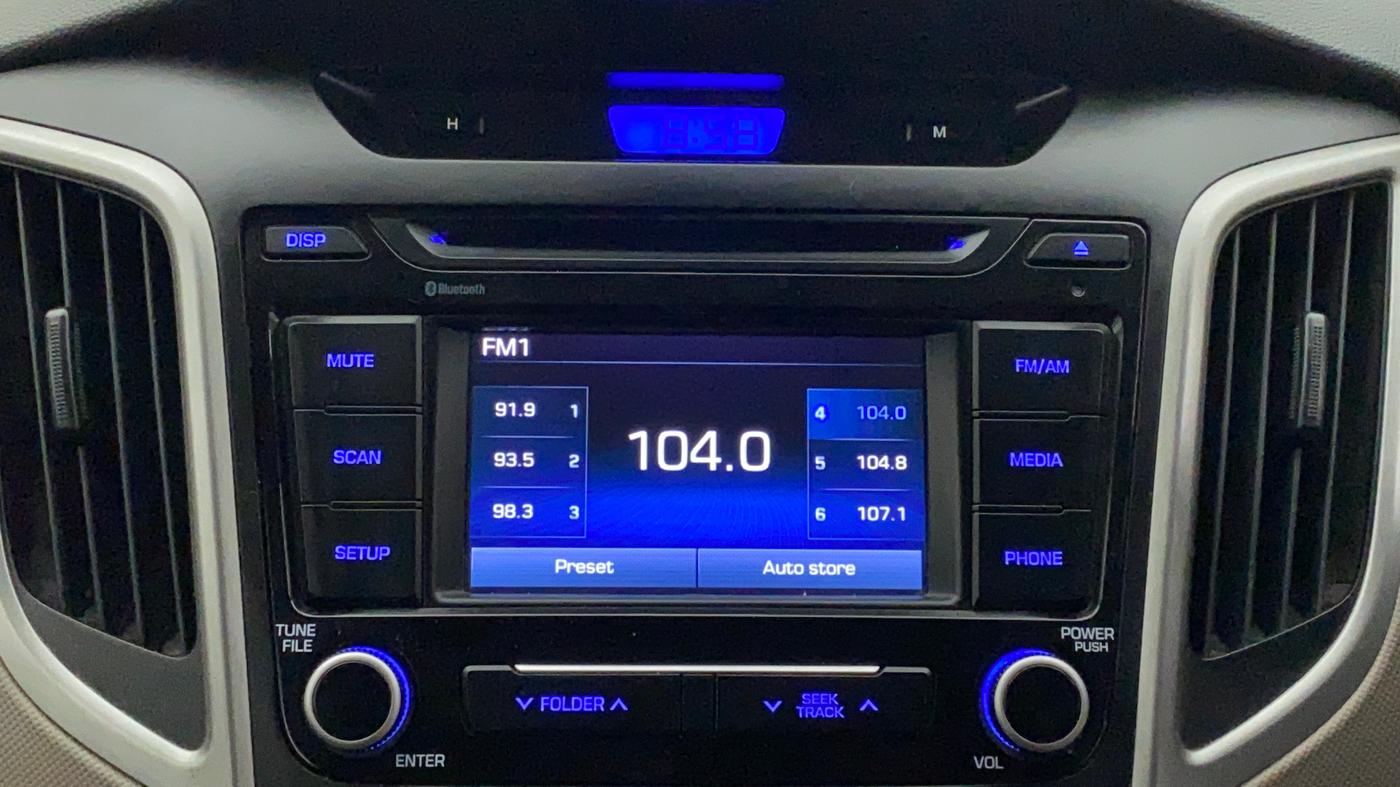 2017 Hyundai Creta E PLUS 1.6 PETROL, Petrol, Manual, 25,467 km, Infotainment System