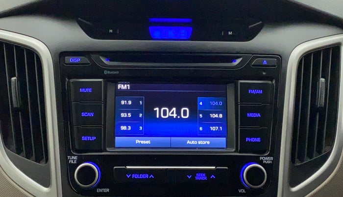 2017 Hyundai Creta E PLUS 1.6 PETROL, Petrol, Manual, 25,467 km, Infotainment System