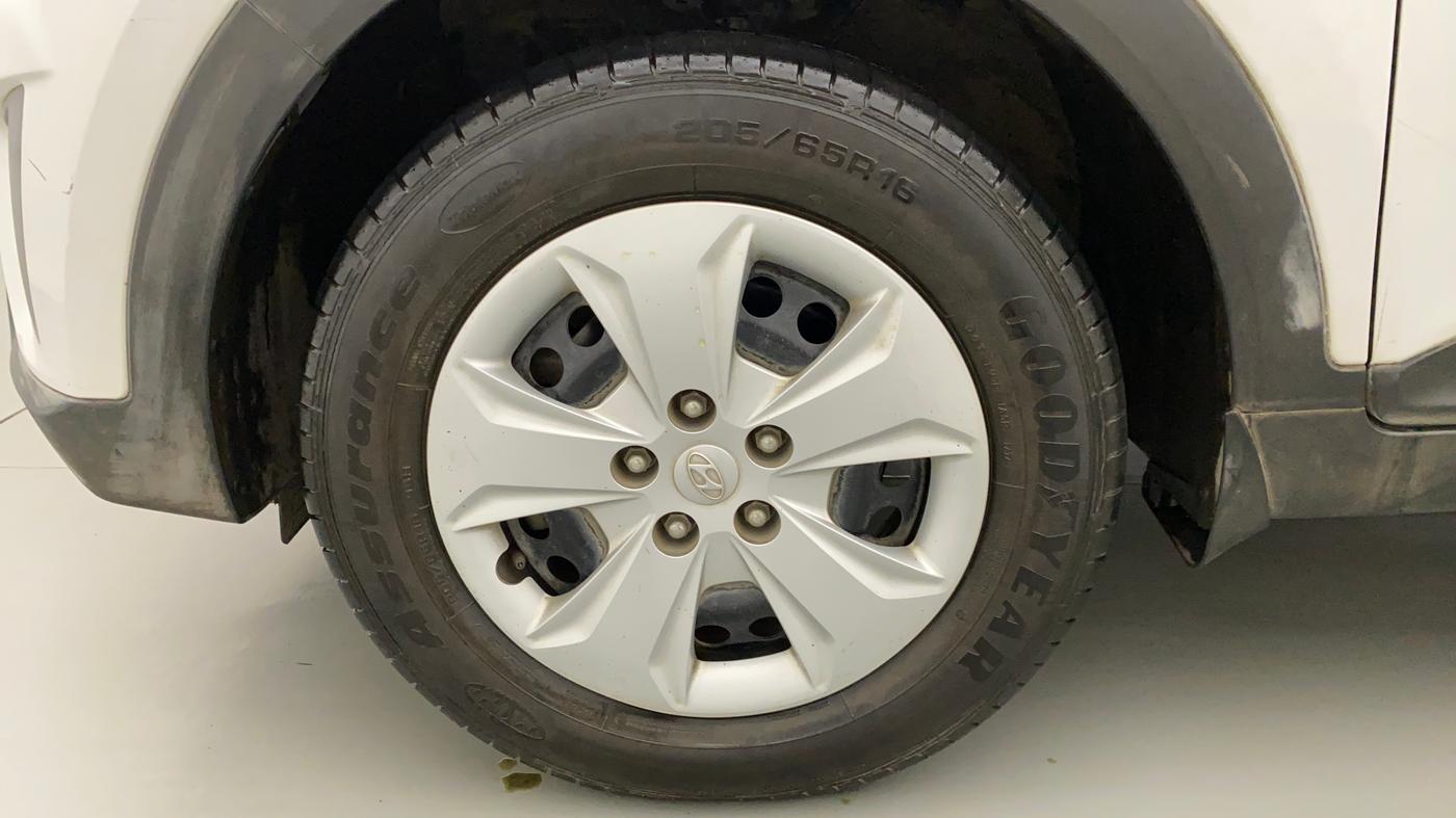 2017 Hyundai Creta E PLUS 1.6 PETROL, Petrol, Manual, 25,467 km, Left Front Wheel