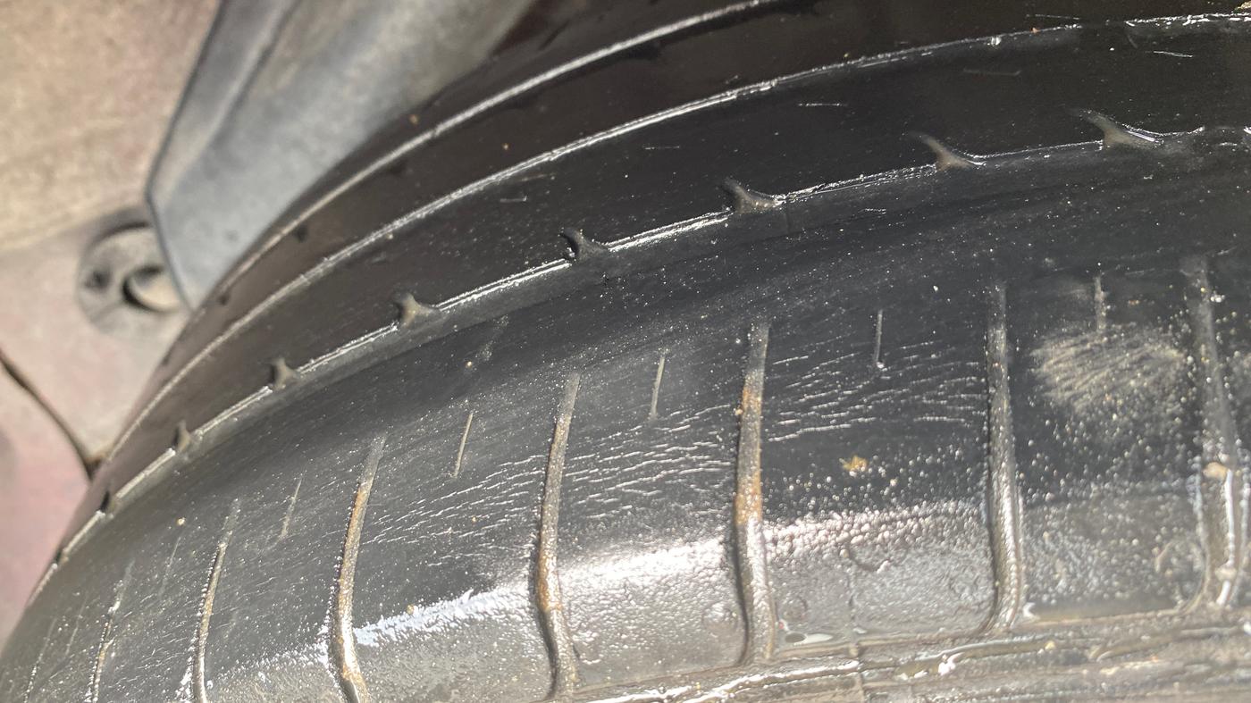 2014 Honda Amaze 1.2L I-VTEC S, Petrol, Manual, 75,648 km, Left Rear Tyre Tread
