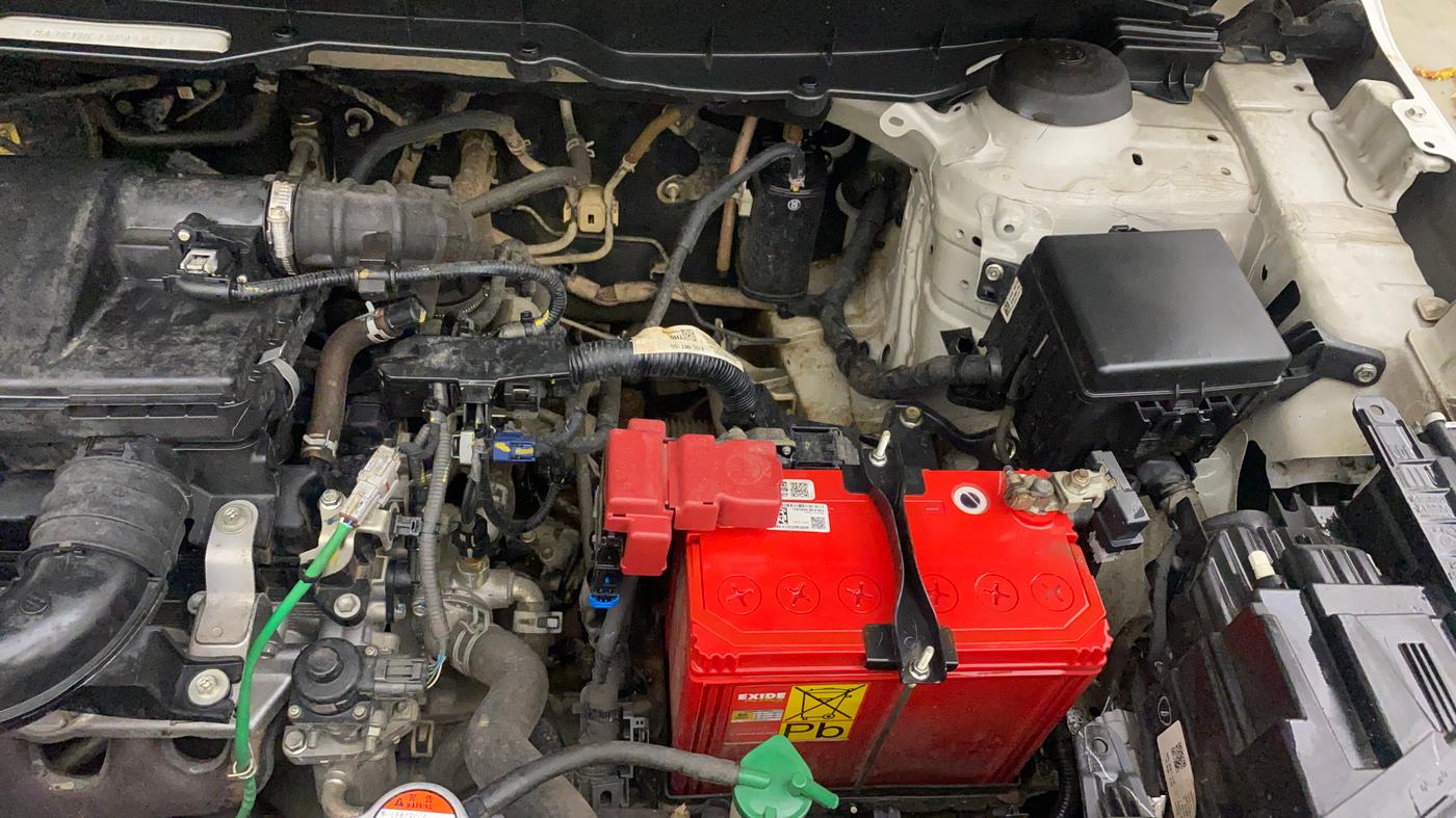 2023 Maruti BREZZA ZXI + SMART HYBRID, Petrol, Manual, 73,681 km, Engine View - Left
