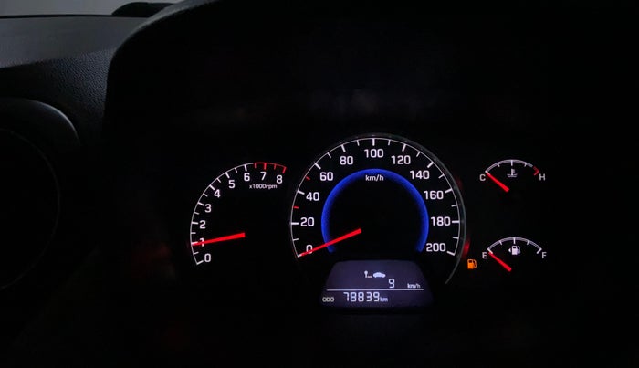 2015 Hyundai Grand i10 ASTA 1.2 KAPPA VTVT, CNG, Manual, 78,834 km, Odometer Image