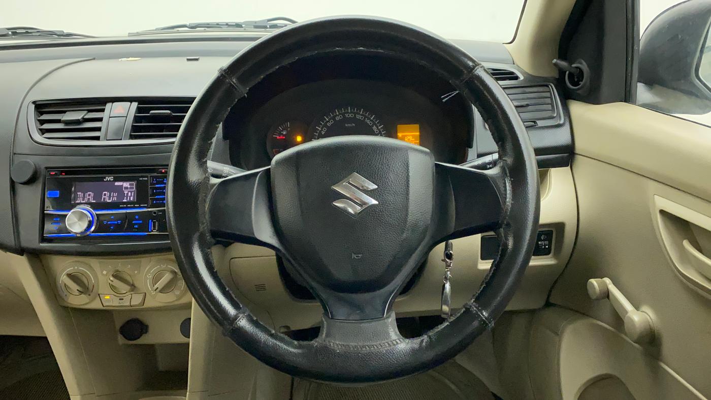 2012 Maruti Swift Dzire LXI, Petrol, Manual, 94,288 km, Steering Wheel Close Up