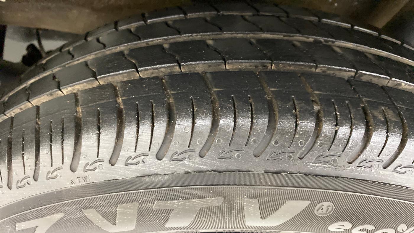 2022 Maruti S PRESSO VXI PLUS, Petrol, Manual, 6,068 km, Left Rear Tyre Tread