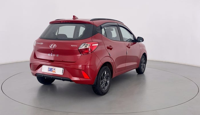 2021 Hyundai GRAND I10 NIOS SPORTZ 1.2 AT, Petrol, Automatic, 9,222 km, Right Back Diagonal