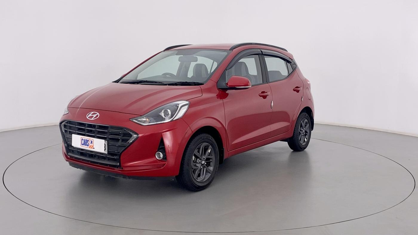 2021 Hyundai GRAND I10 NIOS SPORTZ 1.2 AT, Petrol, Automatic, 9,222 km, Left Front Diagonal
