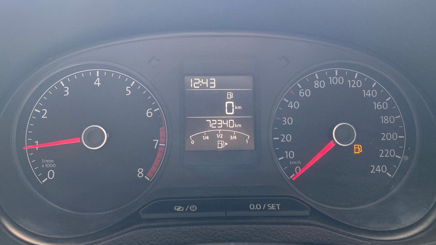 2020 Volkswagen Polo HIGHLINE PLUS 1.0, Petrol, Manual, 72,305 km, Odometer Image