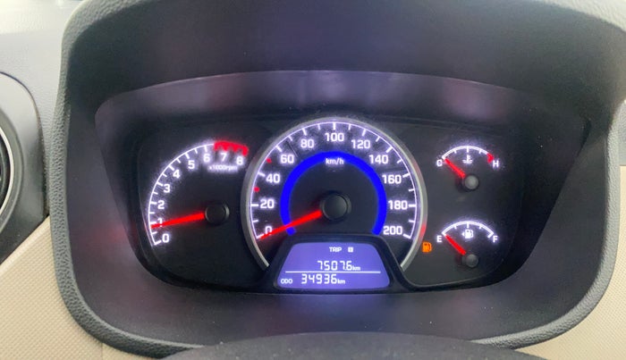 2019 Hyundai Grand i10 SPORTZ 1.2 KAPPA VTVT, Petrol, Manual, 34,936 km, Odometer Image