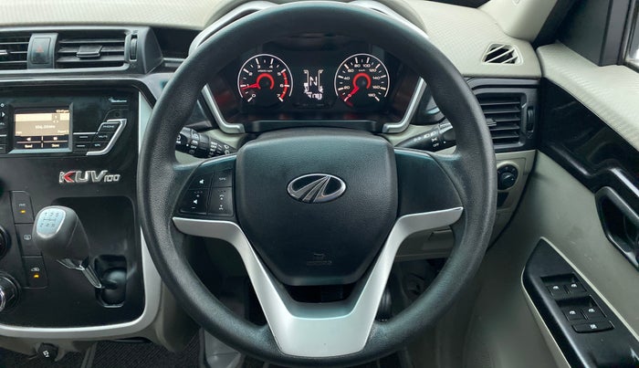2016 Mahindra Kuv100 K6 5 STR, Petrol, Manual, 41,808 km, Steering Wheel Close Up
