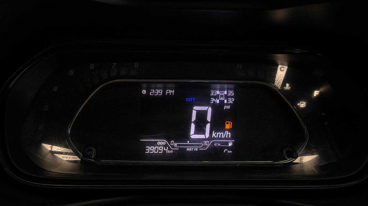 2021 Tata NEXON XZ PLUS (O) PETROL DARK EDITION, Petrol, Manual, 39,083 km, Odometer Image