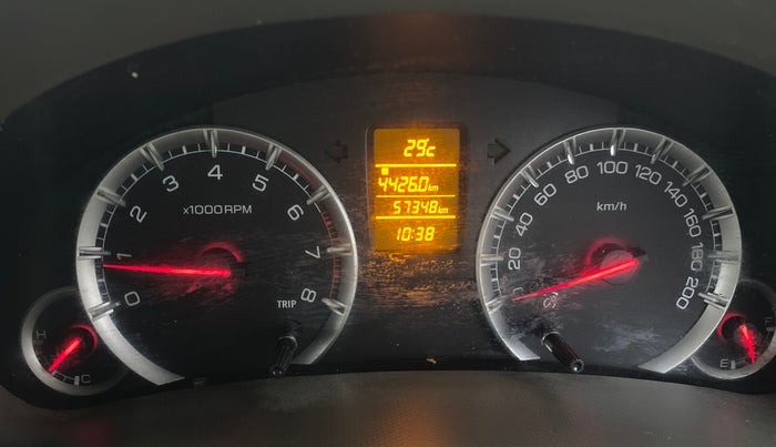 2017 Maruti Ertiga ZXI+, Petrol, Manual, 57,317 km, Odometer Image