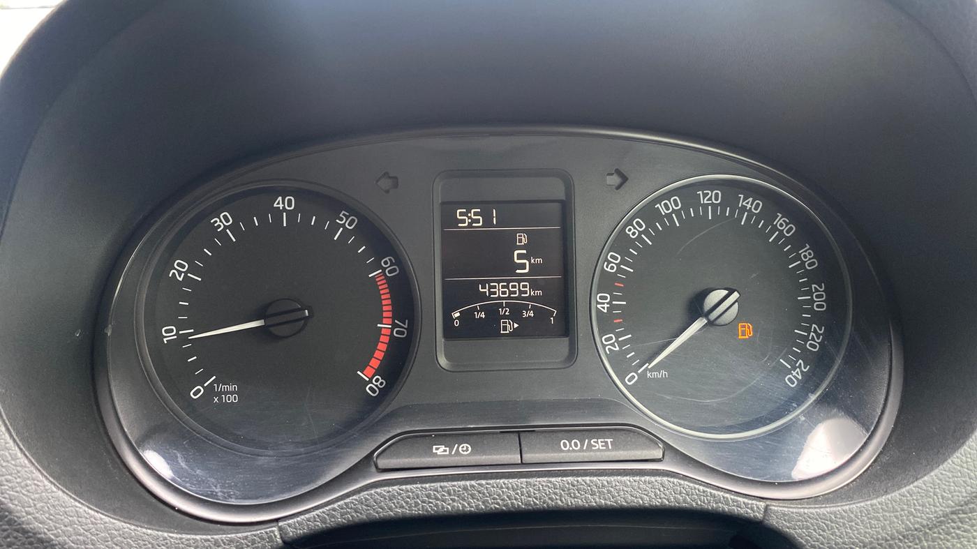 2020 Skoda Rapid STYLE TSI, Petrol, Manual, 43,697 km, Odometer Image