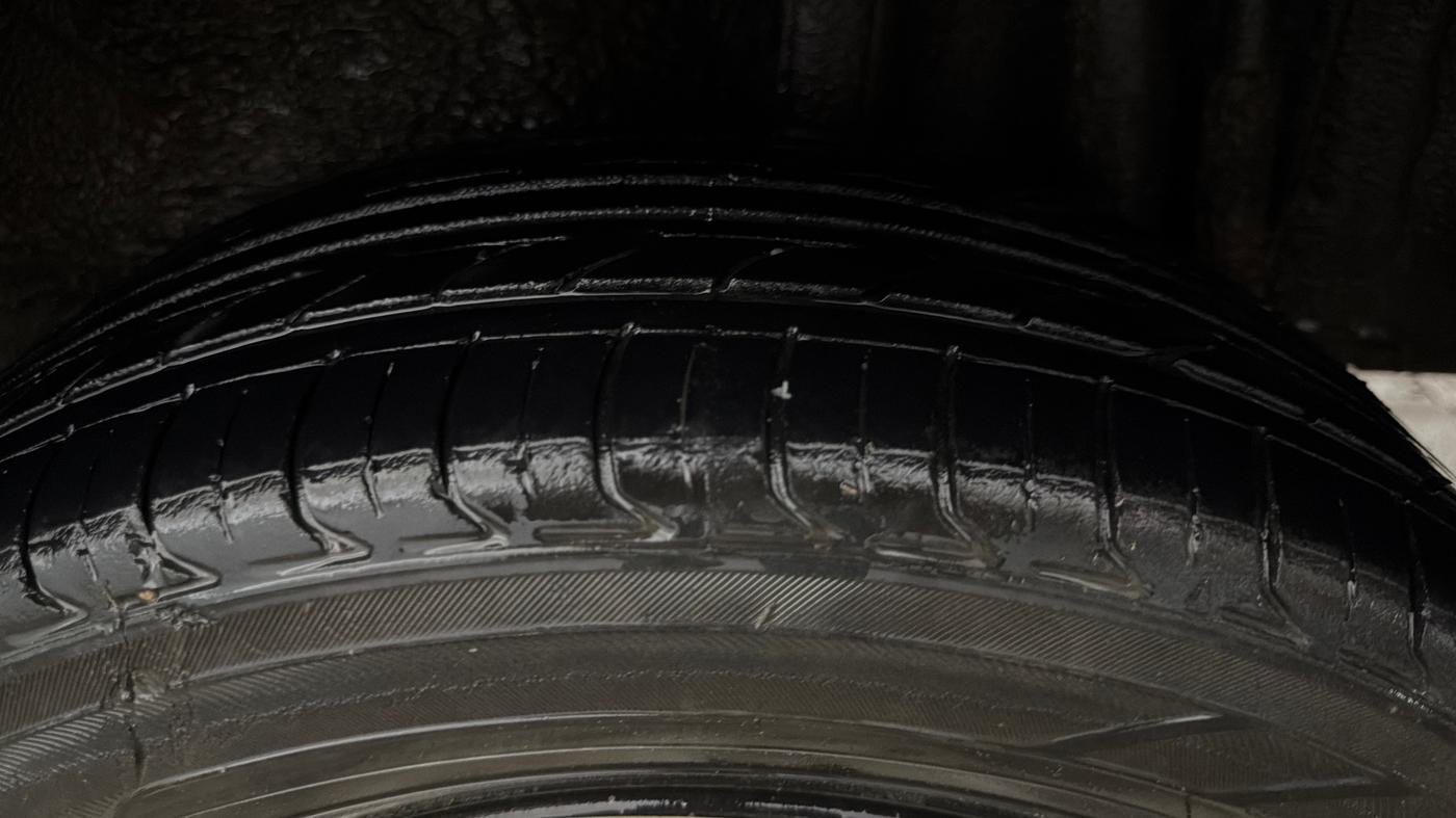 2018 Toyota YARIS G CVT, Petrol, Automatic, 1,09,066 km, Left Rear Tyre Tread