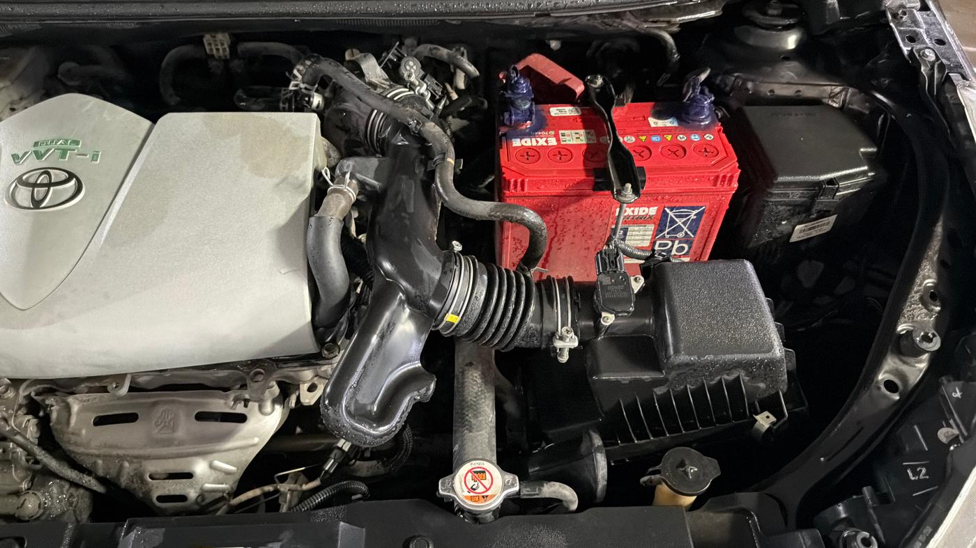 2018 Toyota YARIS G CVT, Petrol, Automatic, 1,09,066 km, Engine View - Left