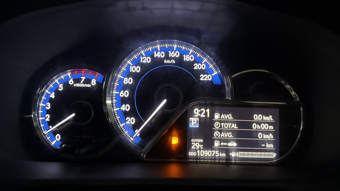 2018 Toyota YARIS G CVT, Petrol, Automatic, 1,09,066 km, Odometer Image