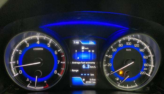 2016 Maruti Baleno ZETA PETROL 1.2, Petrol, Manual, 65,941 km, Odometer Image