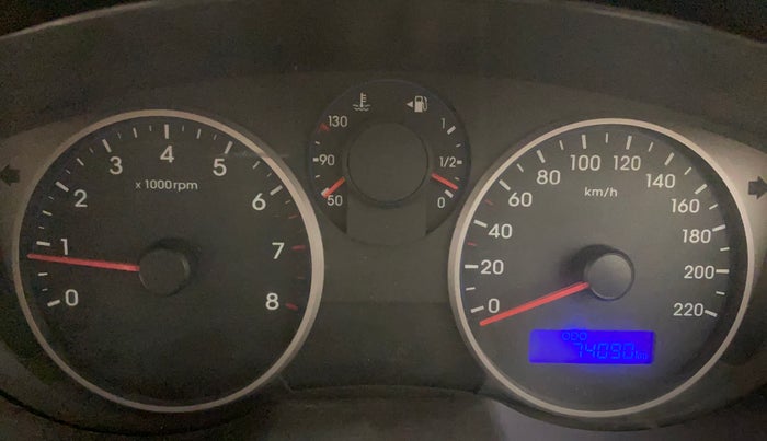2012 Hyundai i20 SPORTZ 1.2, Petrol, Manual, 74,052 km, Odometer Image