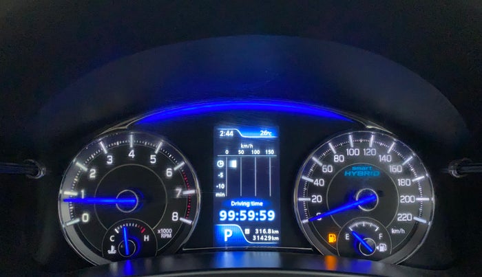 2022 Maruti Ciaz ALPHA  AT 1.5 SHVS PETROL, Petrol, Automatic, 32,780 km, Odometer Image