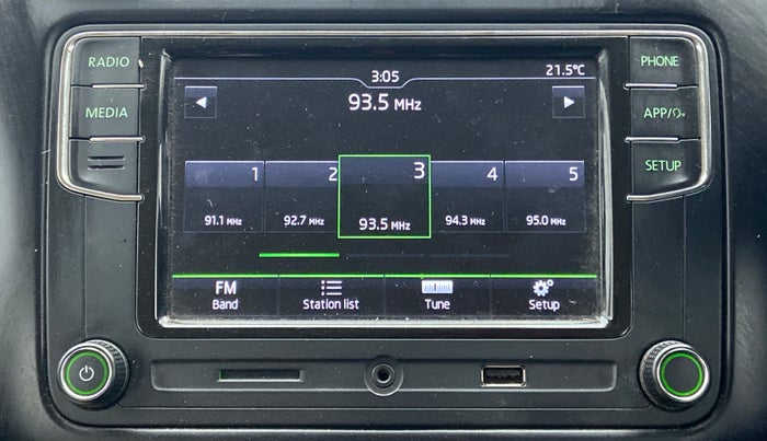 2020 Skoda Rapid ACTIVE 1.0 TSI, Petrol, Manual, 40,819 km, Infotainment System